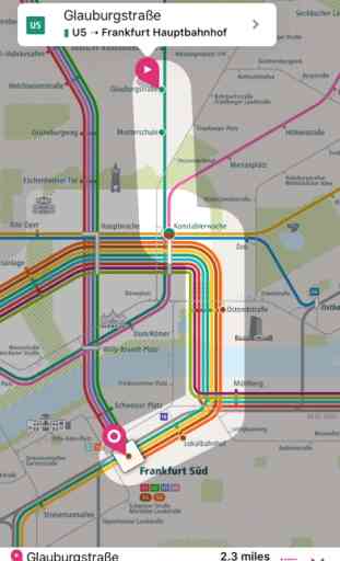 Frankfurt Rail Map Lite 3