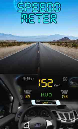 Gps Speedometer 2019: HUD View 1