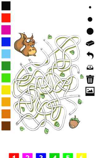 Labyrinth learning games - Juego de aprendizaje para niños de 3-5 años: laberintos, juegos y rompecabezas para el kinder, la escuela preescolar o guardería con animales. Ayuda perro, conejo, mono, ardilla, ratón y piratas en el laberinto 1