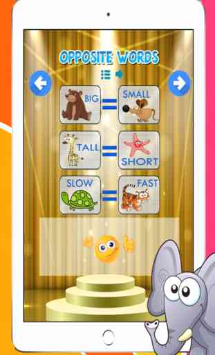 Aprender vocabulario Inglés y la conversación opuesta para los niños 3