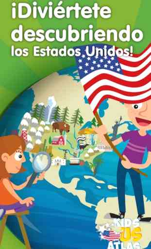 Atlas USA para niños - Juego Geo de Estados Unidos 1