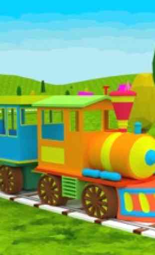 Juego de tren de ABC Timpy - niño 3 D 1