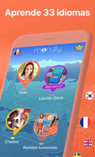 Mondly: Aprender 33 idiomas 1