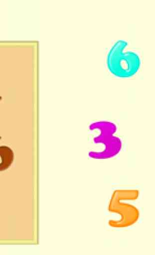 Rompecabezas para niños - formas y números 3