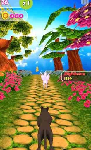 Unicorn Dash Fly Pegasus 3D HD 2