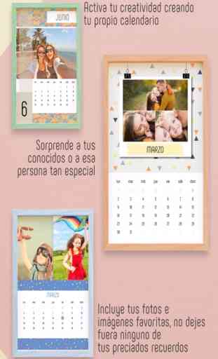 Calendario personal con fotos 2