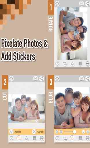 Pixelar fotos editor - Efectos de pixel para caras 2