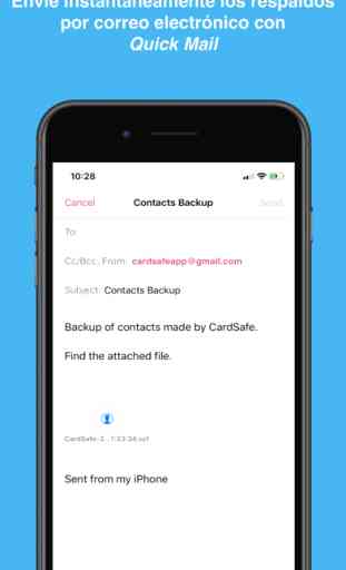 CardSafe - My Contacts Backup 2