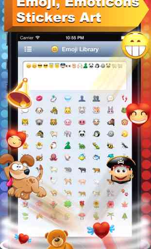 Emoji-Teclados de Emojis, pegatinas y fotos de emoticonos gratis para textos 1