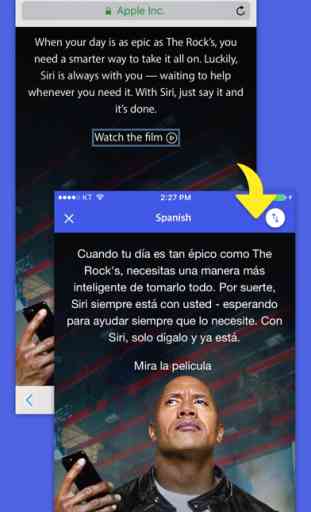 Safari Translate Extension - Sitio Web & Texto 2