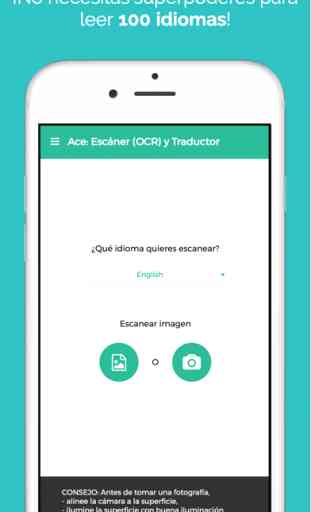 Ace: Escáner (OCR) y Traductor 4