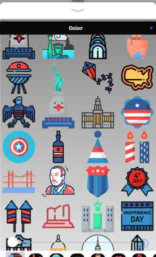 Pegatinas y Emojis de EE. U 2