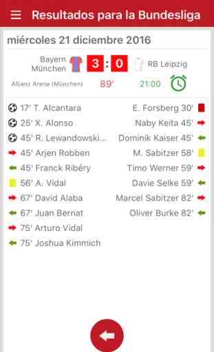 Resultados en vivo de la Bundesliga 2017 / 2018 3