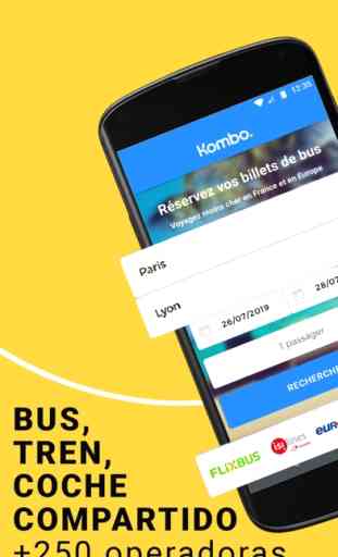 Kombo - Billetes de bús y tren 1