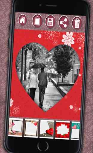 Foto marcos de amor - Fotomontaje de marcos de amor para editar tus imágenes románticas 3