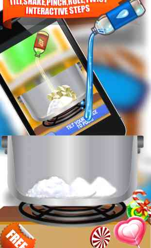 Hacer caramelo - Saga dulce interactivo de Feria Cocinar Comidas y Postres Pastel Pop Maker para niños 2