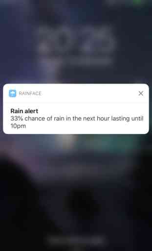 Alarmas de lluvia 2