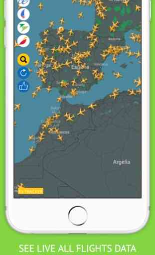Spain Flights Free : Iberia, Air Europa, Easyjet Flight Tracker & Air Radar 1