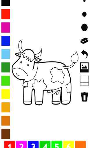 Animals Coloring Book for Kids who Learn to Color 4