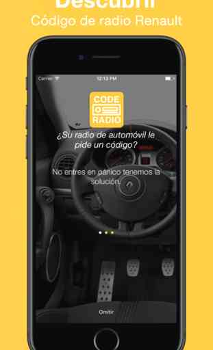 Código radio Renault 1
