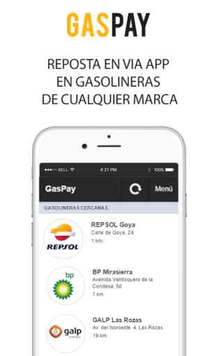GasPay - paga rápido en gasolineras 1