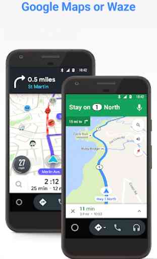 Android Auto para pantallas de teléfonos 2