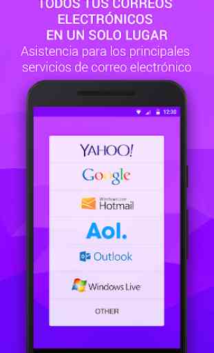 App de correo para Yahoo y más 1