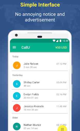 CallU - llamada gratuita, llamada wifi, VOIP 4