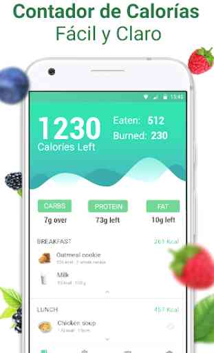Contador de calorias - control de la dieta y peso 1
