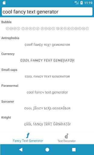 Cool Fonts - Stylish Fancy Cool Text Generator 1
