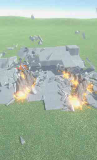 Destruction physics: building demolition sandbox 4