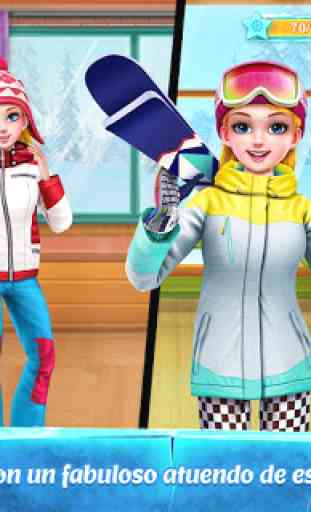 Esquiadora Estrella – Deportes y Moda de Invierno 2