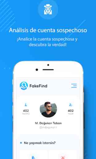 FakeFind - Analizador de seguidores para Instagram 2