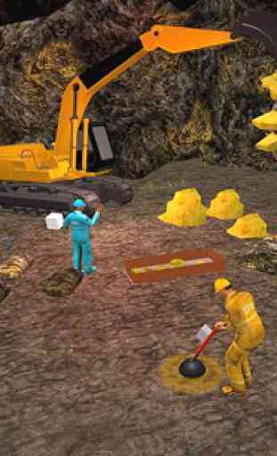Gold Mine Construction Zone 3D 2