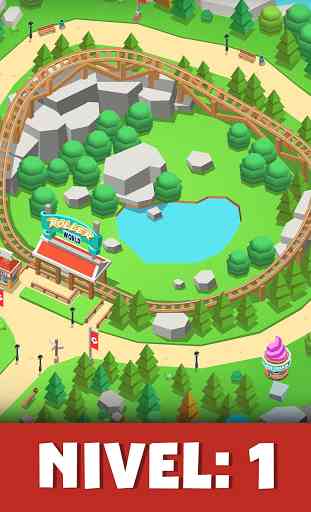 Idle Theme Park Tycoon - Juego de parque temático 1