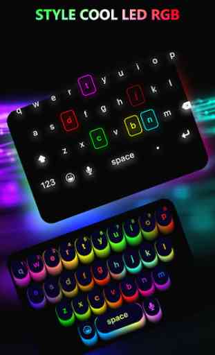 Iluminación de teclado LED: teclado mecánico RGB 1