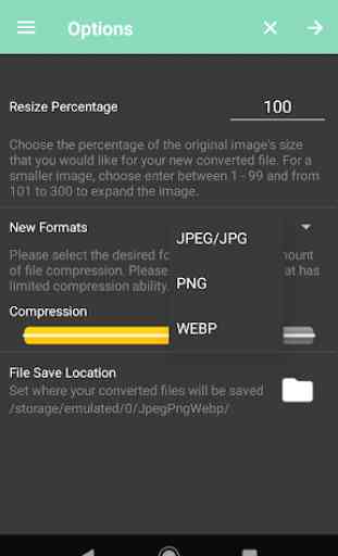JPEG > PNG Convertidor: BMP GIF JPG WEBP 4