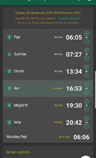 Moslim App - Adan Prayer times, Qibla, Holy Quran 4