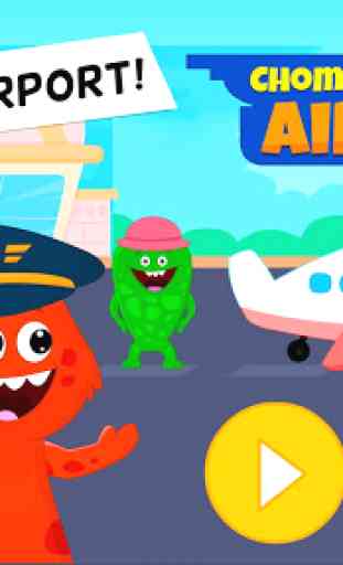 My Monster Town - Airport Games for Kids 1