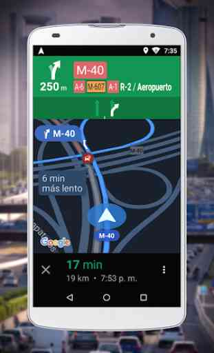 Navegación para Google Maps Go 2