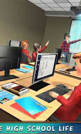 simulador chica secundaria: juego vida virtual 3D 4