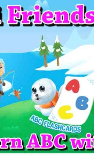 Snowy Learn ABC Letter - NO ADS 1