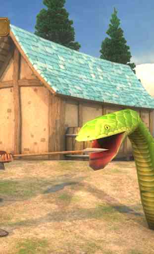 3D Enojado Anaconda Simulador de ataque serpientes 3