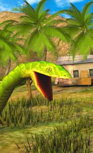 3D Enojado Anaconda Simulador de ataque serpientes 4