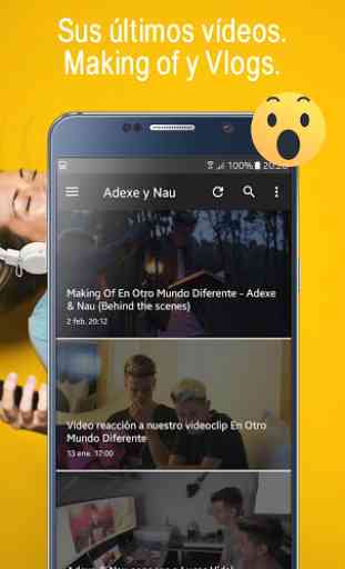 Adexe y Nau, Fan app de los hermanos Adexe & Nau 2