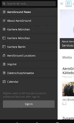 AE Hub - Die AeroGround App 2