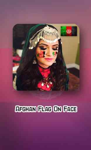 Afghan Flag On Face - New Faceflag Photo maker 1
