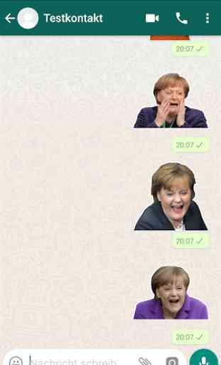 Angela Merkel Sticker für WhatsApp (WAStickerApps) 4