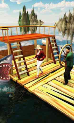Angry Whale Shark Hunter -supervivencia Balsa 3