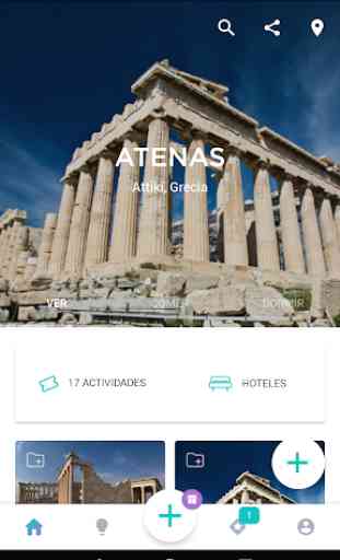 Atenas guía turística en español y mapa  1